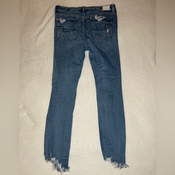 American Eagle Ripped High Rise Jeggings - Picture 3 of 7